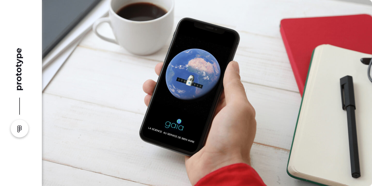 Application Gaïa Mockup